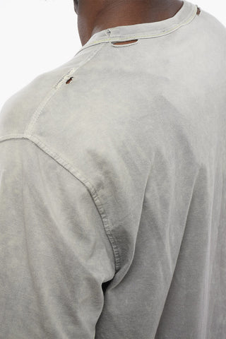 T-Shirt Girocollo T-JUST-N17 Effetto Vintage