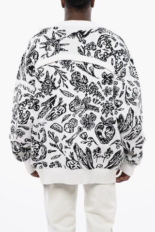 Cardigan a Fantasia con Dettaglio Zip