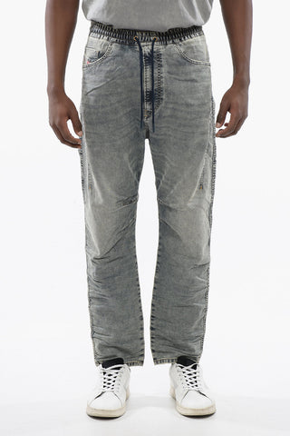 Solid Color 2040 D-AMAGE Jogg Jeans with Drawstring Waist 18cm