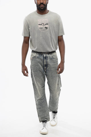 Solid Color 2040 D-AMAGE Jogg Jeans with Drawstring Waist 18cm