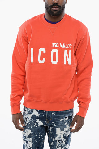 ICON Crewneck Sweatshirt with Logo Print