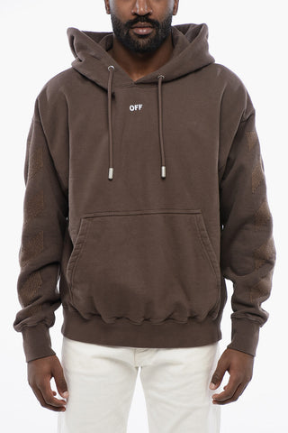 Solid Color CORNELY DIAGS SKATE Hoodie with Patch Pocket
