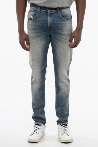 Slim Fit Jeans 2019 D-STRUKT mit mittlerer Bundhöhe 16 cm L32