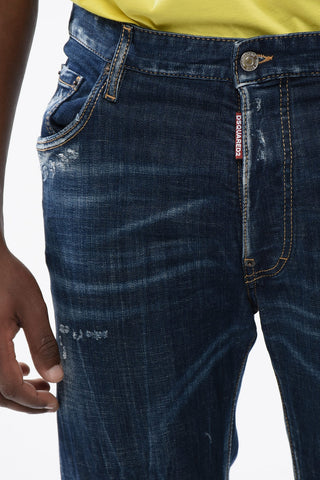 Jeans BOB Distressed con Lavaggio Scuro