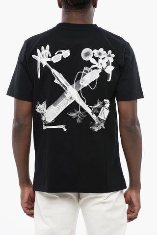 Printed Slim Fit Crew-neck T-Shirt