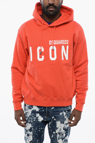ICON Hoodie Sweatshirt with Logo Print