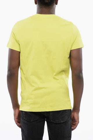 Solid Color T-DIEGO NEW Crewneck T-Shirt with Maxi Frontal Logo
