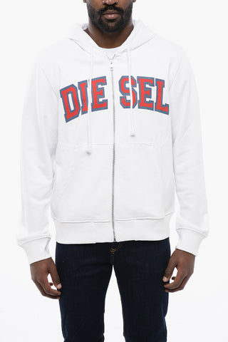 Bedruckter Hoodie S-GINN mit Reißverschluss
