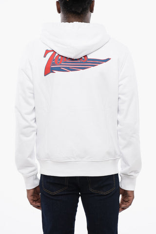 Bedruckter Hoodie S-GINN mit Reißverschluss
