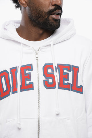 Bedruckter Hoodie S-GINN mit Reißverschluss