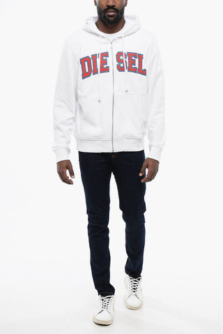 Bedruckter Hoodie S-GINN mit Reißverschluss