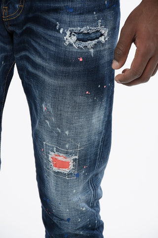 Jeans SEXY TWIST Distressed con Lavaggio Scuro
