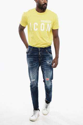 Jeans SEXY TWIST Distressed con Lavaggio Scuro