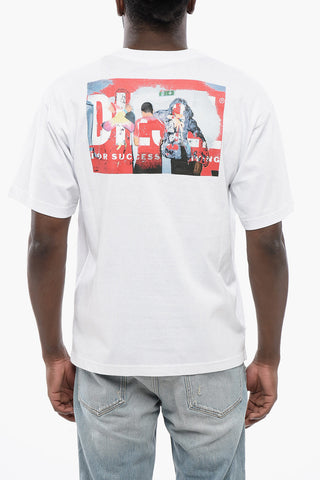 RED TAG Cotton T-BOXT-N11 Crew-neck T-shirt With Back Print