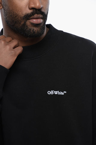 Brushed Cotton TATTOO ARROW Crewneck Sweatshirt