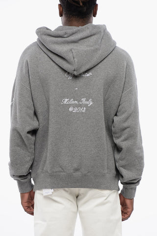 Cotton 23 LOGO SKATE Hoodie with Contrast Embroidery