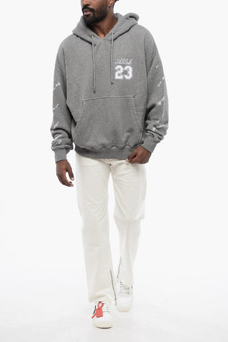 Cotton 23 LOGO SKATE Hoodie with Contrast Embroidery
