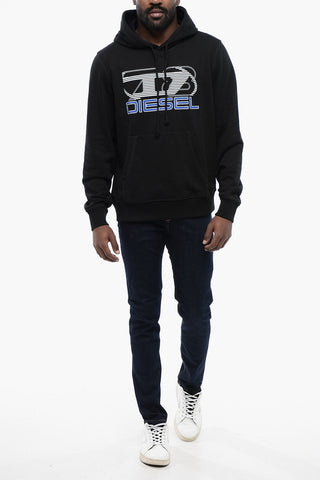 Felpa Hoodie S-GINN-HOOD-K40 Stampata in Cotone