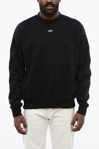 Solid Color CORNELY DIAGS SKATE Crew-neck Sweatshirt with Embroidery