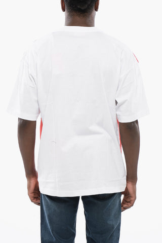 Crew-neck T-NABEL-M5 T-shirt with Maxi Frontal Logo