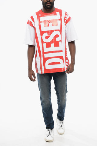 Crew-neck T-NABEL-M5 T-shirt with Maxi Frontal Logo