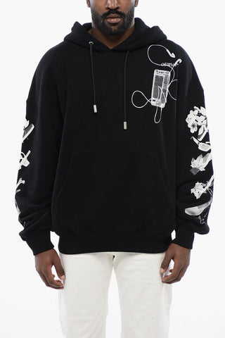 Printed Hoodie with Patch Pocket