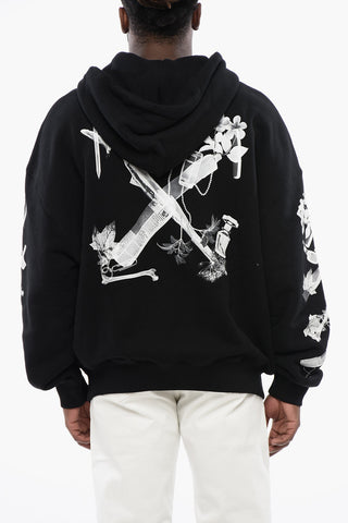 Printed Hoodie with Patch Pocket