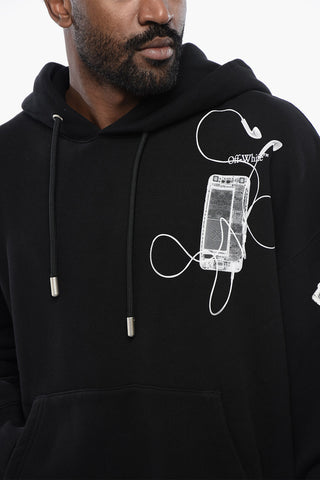 Printed Hoodie with Patch Pocket