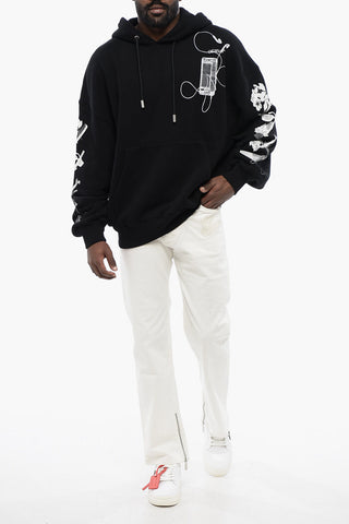 Printed Hoodie with Patch Pocket