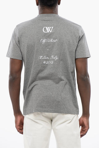 Slim Fit Crewneck T-Shirt with Embroideries