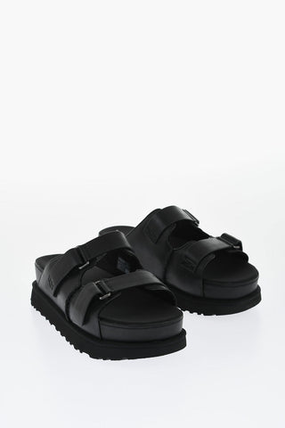 Leather GOLDENSTAR Double Buckle Sandals