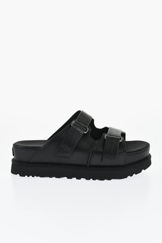 Leather GOLDENSTAR Double Buckle Sandals