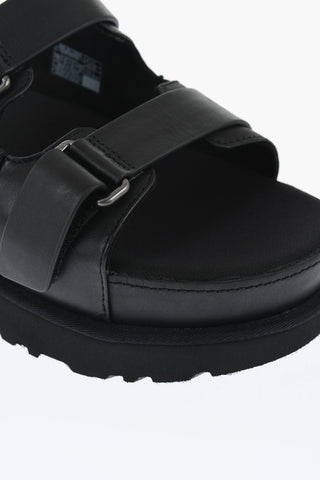 Leather GOLDENSTAR Double Buckle Sandals