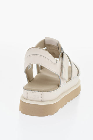 Leather GOLDENSTAR Sandals with Touch-Strap Closure