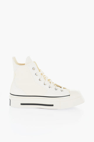 ALL STAR CHUCK TAYLOR 70 Canvas High-Top Sneakers with Faux Leather Details and Squared Toe