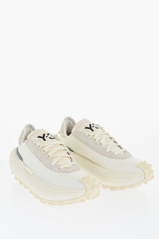 ADIDAS Sneakers Basse Y-3 MAKURA in Tessuto e Camoscio con Suola Chunky