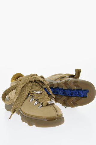 Leather Solid Color Hiking Booties