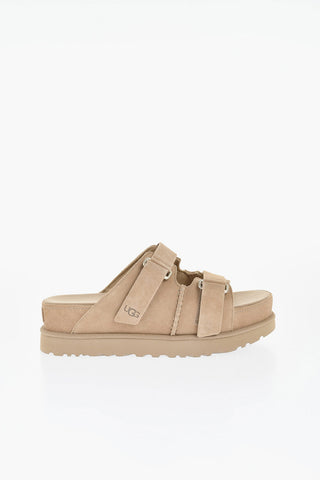 Suede Double-Buckle Sandals GOLDENSTAR