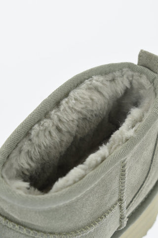 Suede ULTRAMINI Booties with Platform 5,5cm