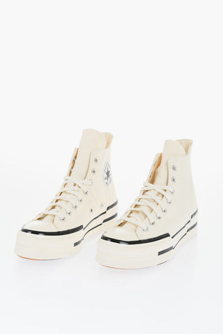 ALL STAR CHUCK TAYLOR 70 Canvas CHUCK 70 PLUS High Top Sneakers with Asymmetrical Design 