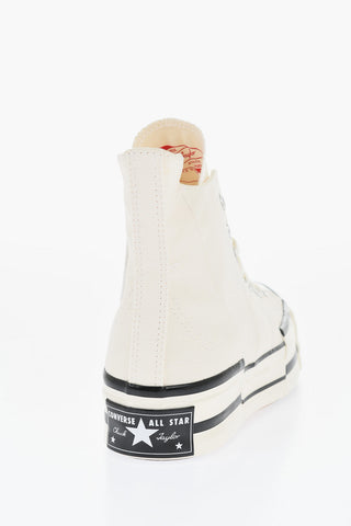 ALL STAR CHUCK TAYLOR 70 Canvas CHUCK 70 PLUS High Top Sneakers with Asymmetrical Design 