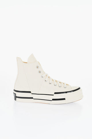 ALL STAR CHUCK TAYLOR 70 Canvas CHUCK 70 PLUS High Top Sneakers with Asymmetrical Design 