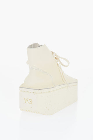 ADIDAS Leather High Top Sneakers with Platform 6cm
