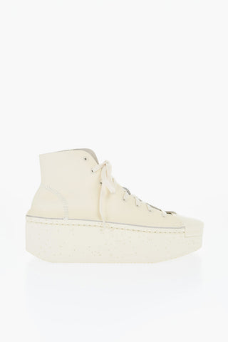 ADIDAS Leather High Top Sneakers with Platform 6cm