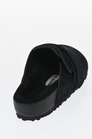 TEKLA Double Band UJI Sandals with Shirling Details