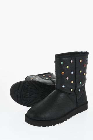 GALLERY DEPT. Solid Color CLASSIC SHORT Boots with Jewelled Studs