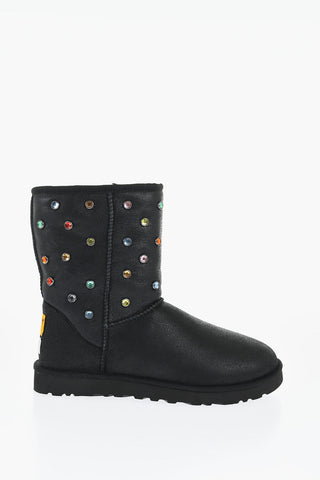 GALLERY DEPT. Solid Color CLASSIC SHORT Boots with Jewelled Studs