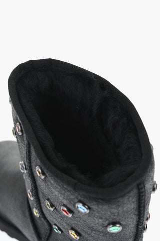 GALLERY DEPT. Solid Color CLASSIC SHORT Boots with Jewelled Studs