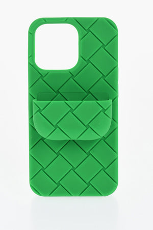 Woven Case for Iphone 13 Pro with Airpods Holder