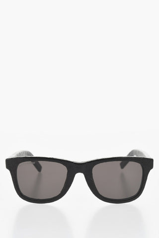 Sonnenbrille in Uni mit Krokodilleder-Effekt